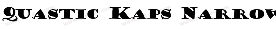 Quastic Kaps Narrow字体转换
